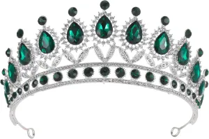 Kamirola Tiaras Princess Crown for Women and Girls Crystal Headbands for Bridal, Princess for Wedding and Party(TR21)