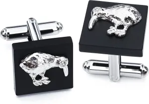 Kiwi Bird Cufflinks For Men With Gift Box