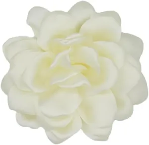 Large Camellia Satin Fabric Flower Brooch Pins Hairpin for Women,ladies.