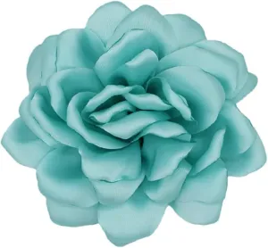 Large Camellia Satin Fabric Flower Brooch Pins Hairpin for Women,ladies.