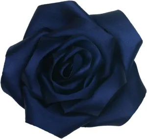 Large Dainty Satin Fabric Rose Flower Brooch Pins Hairpin for Women,ladies