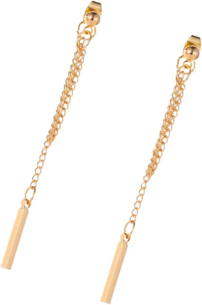 Long Tassel Earrings for Women Elegant Ear Drops and Dangles Minimalist Design for Parties Banquets