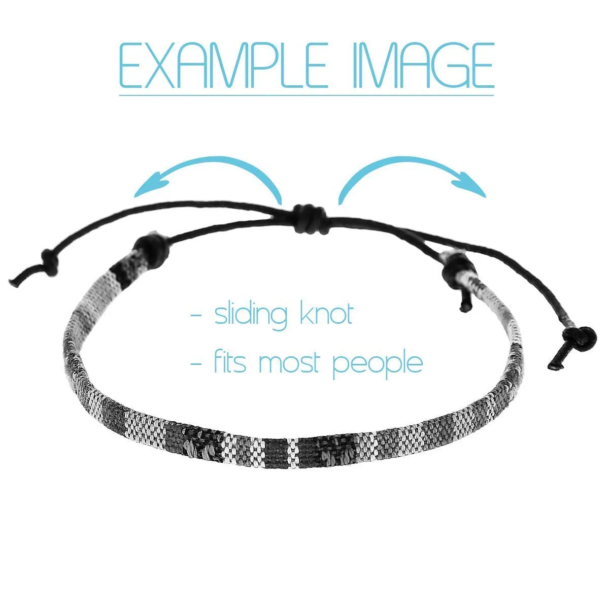 Made by Nami 2 Pcs Surfer Anklet Set Waterproof and Adjustable Braided Anklets for Women and Men Boho Ankle Bracelet Set of 2 for Ethnic Hippie Style (White & Brown)