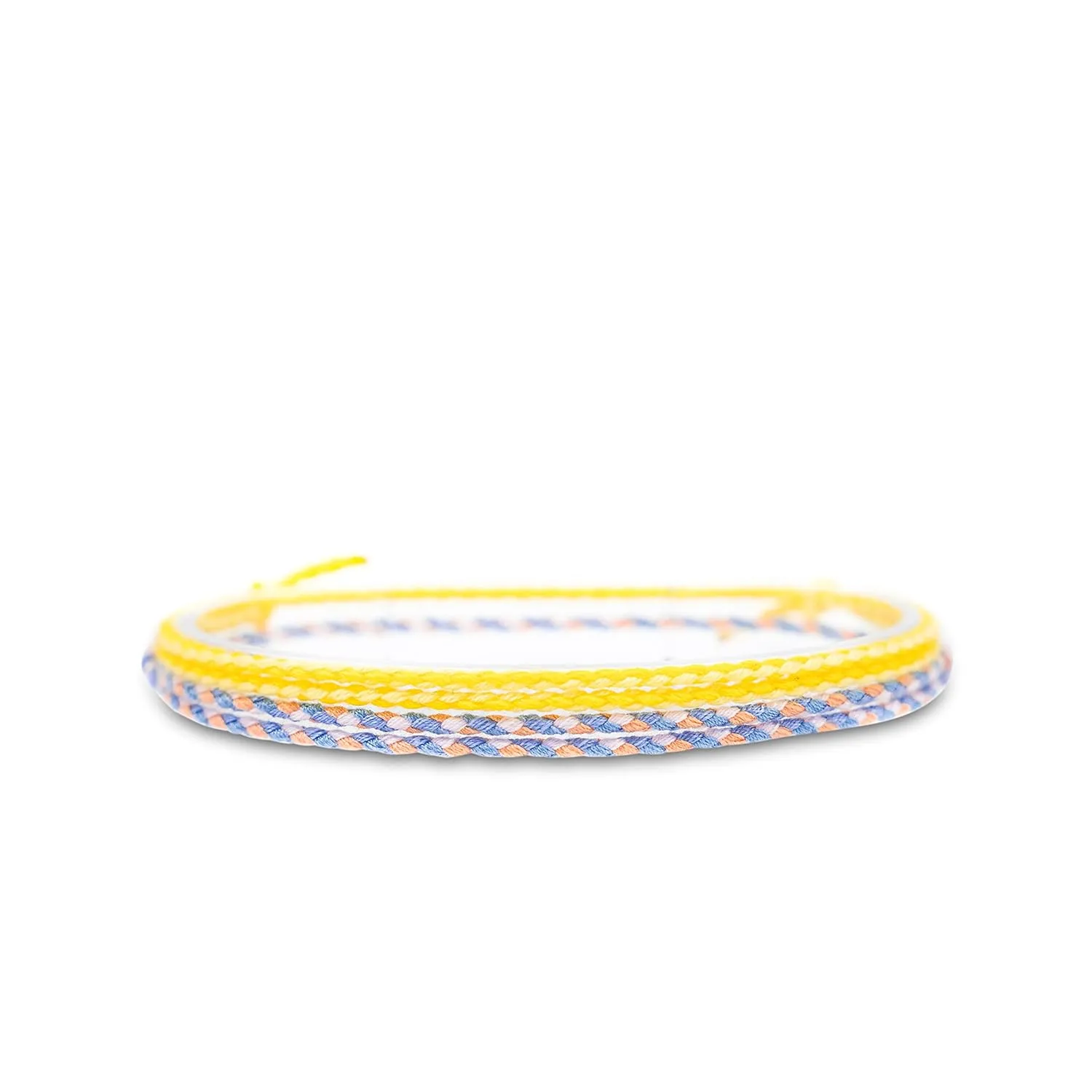 Made by Nami 2 Pcs Wave String Ankle Bracelets for Women Waterproof & Adjustable Thin Braided Anklet Surfer Boho Ankle Bracelet Set of 2 Beach Accessories (Lilac & Lemon)