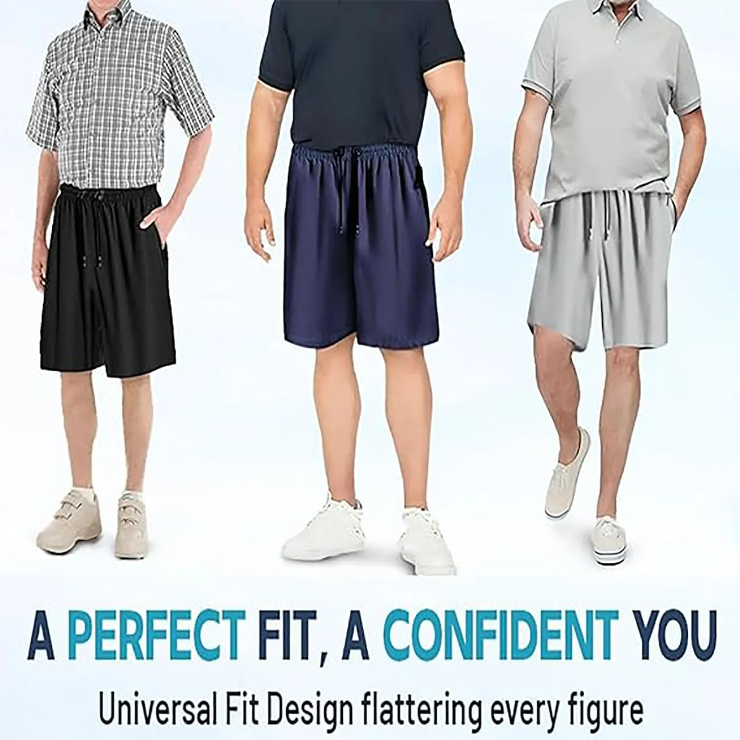 Maidenfit Short, IcyShorts for Senior Women, Amvora Onavee IcedActive - Unisex Ice Silk Stretch Quick-Dry Shorts