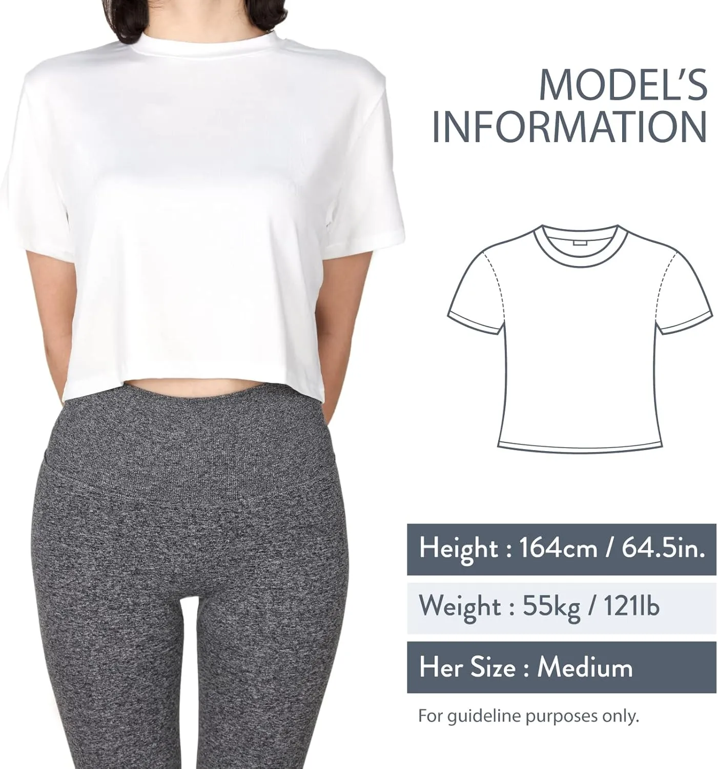 MAX ALLIE Women's Ultra Soft Cropped T Shirt Crew Neck Tees Casual Loose Fit Basic Lightweight