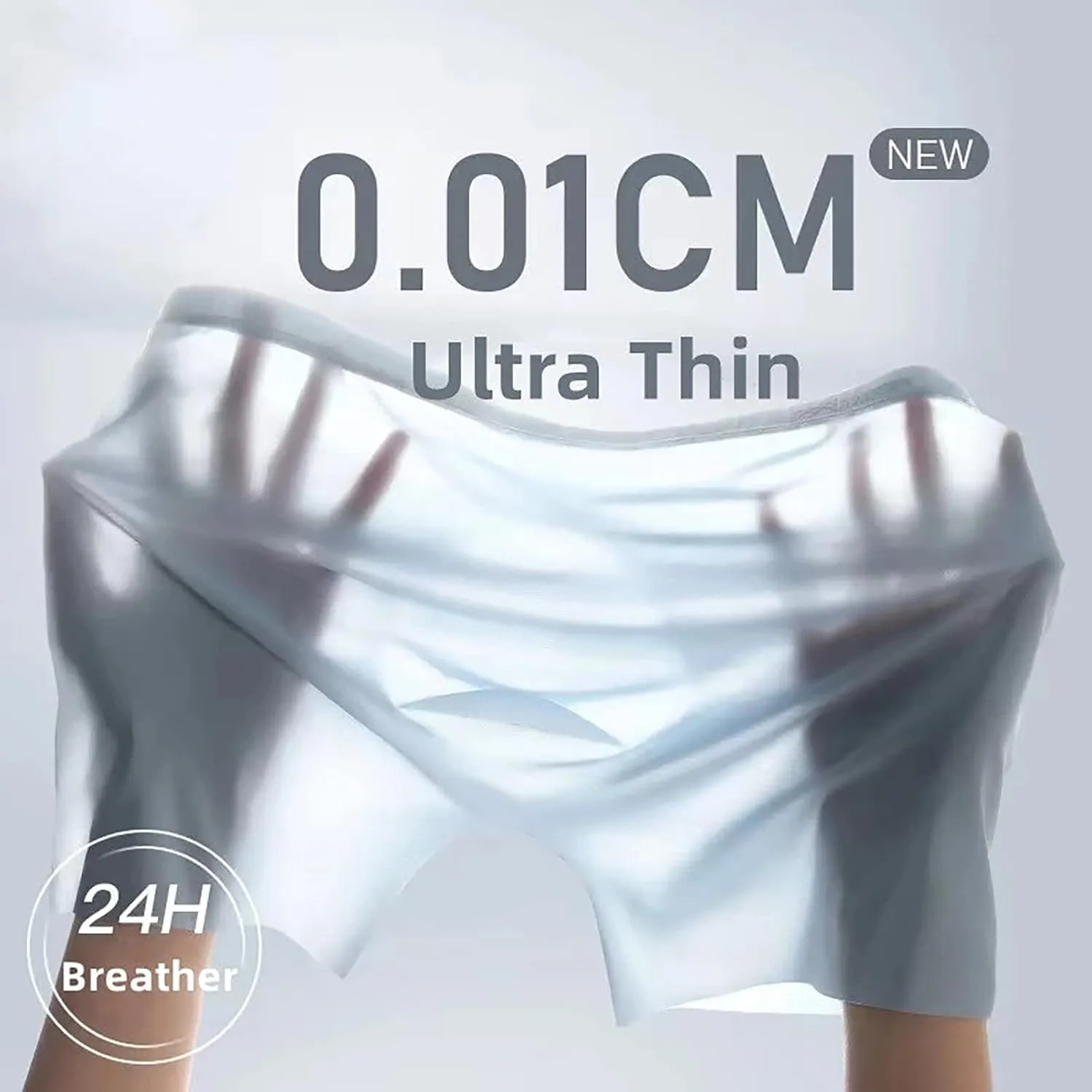 Men Briefs Breathable Ice Silk Boxers Shorts Bikinis Seamless Underwear
