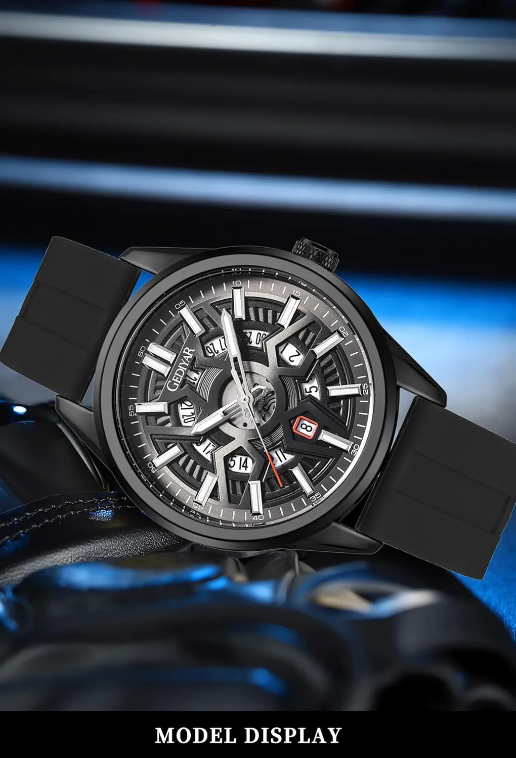 Men Quartz Analog Watch Luxury Military Business Fashion Casual Calendar Male Man Waterproof Wrist Watches for Men