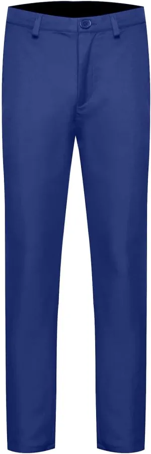 Men's Casual Pant Slim Fit Elastic Waistband Lightweight Comfortable Business Work Versatile Relaxed Flat Front Office