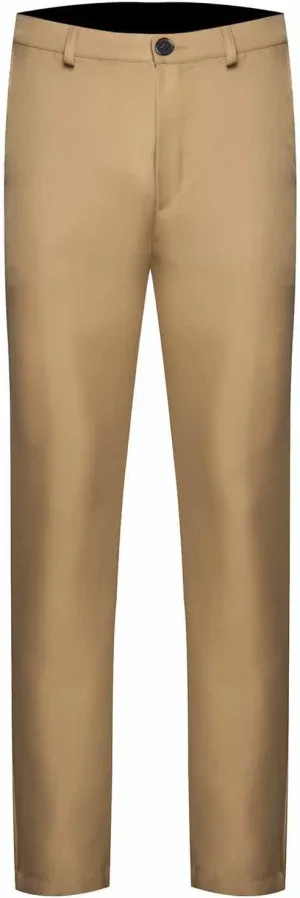 Men's Casual Pant Slim Fit Elastic Waistband Lightweight Comfortable Business Work Versatile Relaxed Flat Front Office