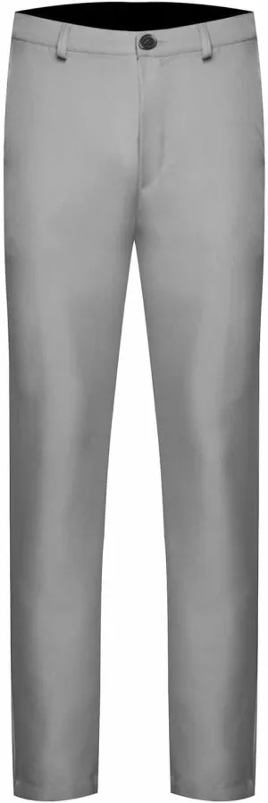 Men's Casual Pant Slim Fit Elastic Waistband Lightweight Comfortable Business Work Versatile Relaxed Flat Front Office