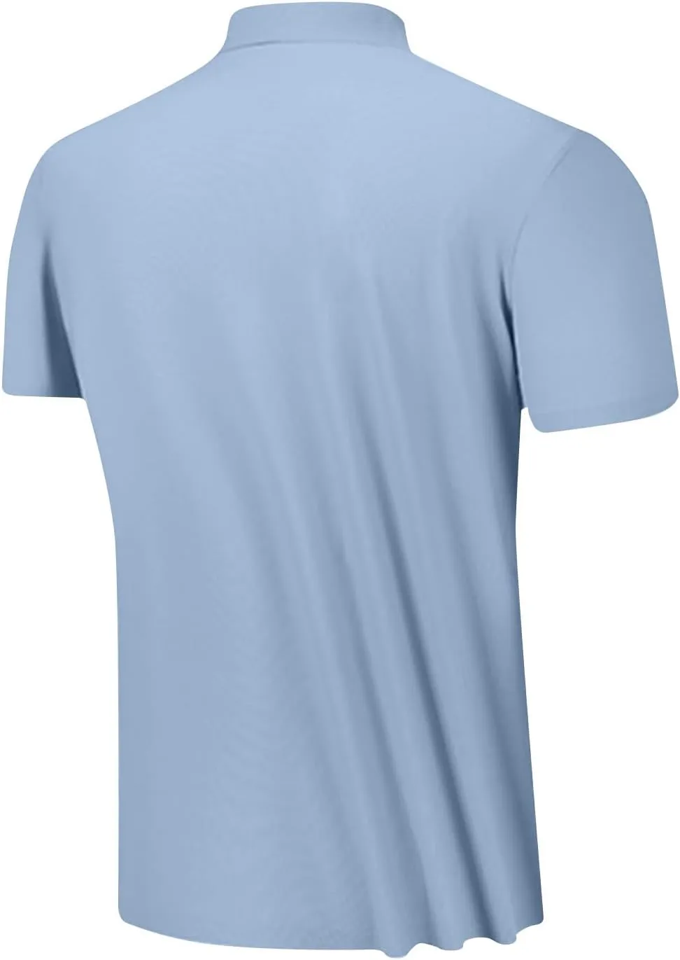 Mens Golf Shirts Short Sleeve Moisture Wicking Collared Shirt Business Casual,Plain Tee Shirt Lightweight,Big and Tall
