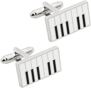 Men's Piano Cufflinks for Tuxedo Shirt Cuff Link Sets Shirt Cufflinks Men s Cuff Link