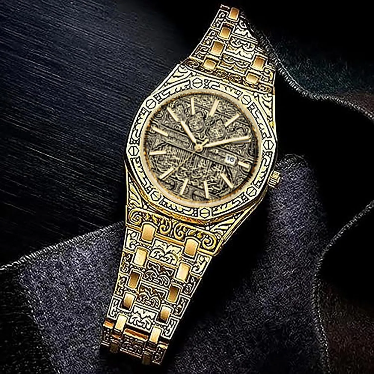 Men's Watches, Retro Fashion Men's Watches, Luminous Hands Retro Dial Quartz Watch, Fashion Personality Trend Business Men's Watches