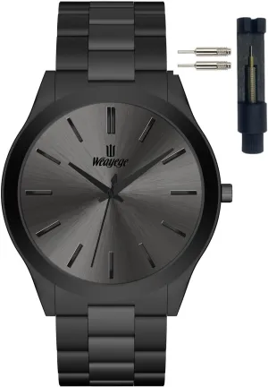 Mens Watches,Classical Stainless Steel Men's Wrist Watches,Fashion Minimalist Business Men's Wrist Watches Luxury Quartz Waterproof Watches Bussiness Watches for Men,Gifts for Men