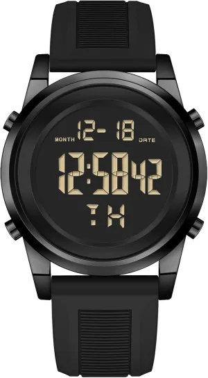Military Black Waterproof Sports Wrist Watches for Men Digital Tactical Mens Sport Watches Waterproof Military