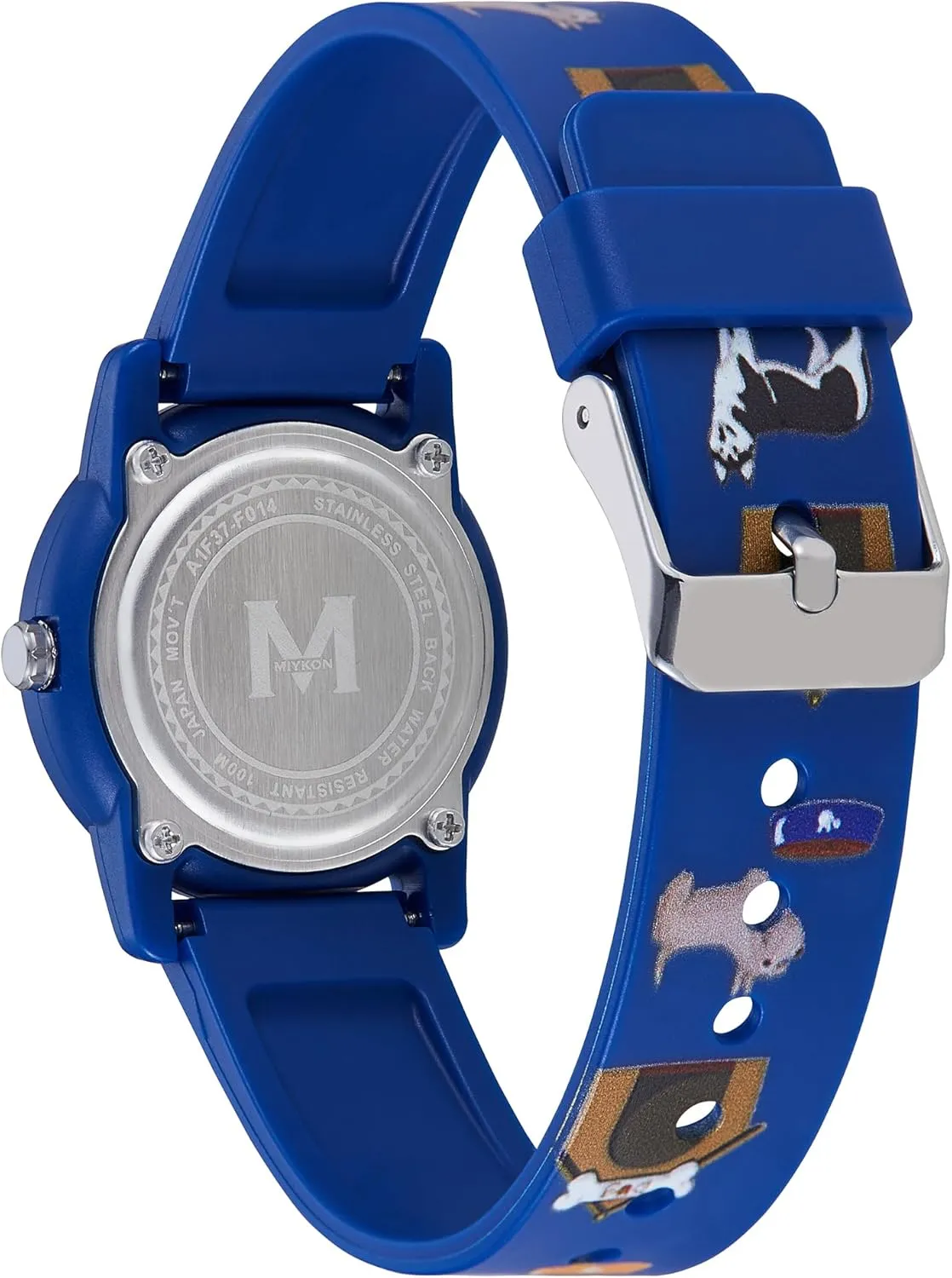 Miykon Kids Watches for Boys and Girls - Educational Time-Telling Gift for Kids Aged 3-15, Toddlers, Preschoolers, and School-Aged Children - Easy to Read Analog Watch, Soft Resin Band, Japanese Quartz, 100M Water Resistant