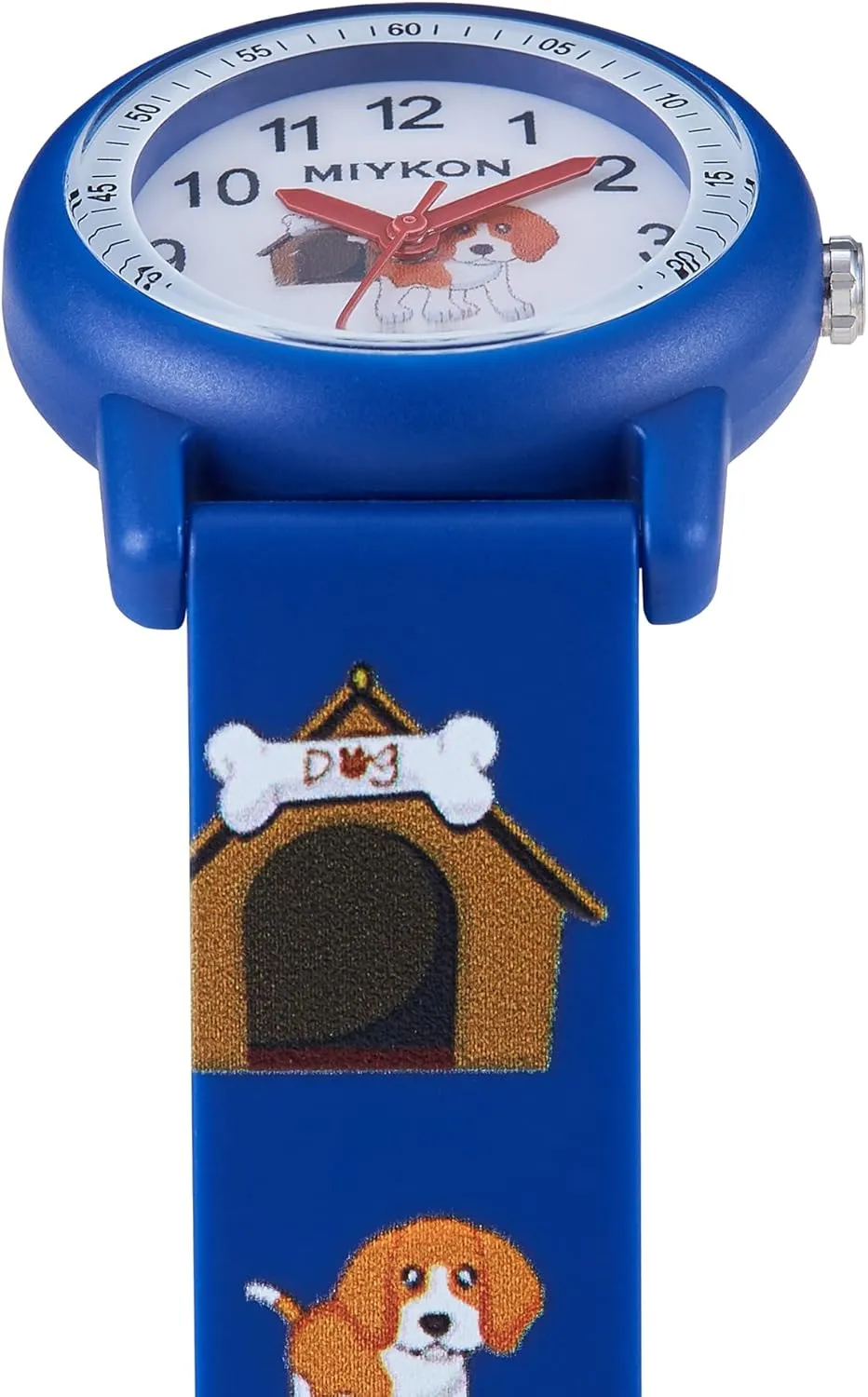 Miykon Kids Watches for Boys and Girls - Educational Time-Telling Gift for Kids Aged 3-15, Toddlers, Preschoolers, and School-Aged Children - Easy to Read Analog Watch, Soft Resin Band, Japanese Quartz, 100M Water Resistant