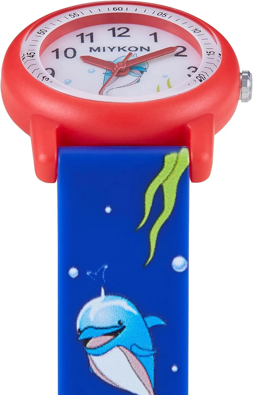 Miykon Kids Watches for Boys and Girls - Educational Time-Telling Gift for Kids Aged 3-15, Toddlers, Preschoolers, and School-Aged Children - Easy to Read Analog Watch, Soft Resin Band, Japanese Quartz, 100M Water Resistant