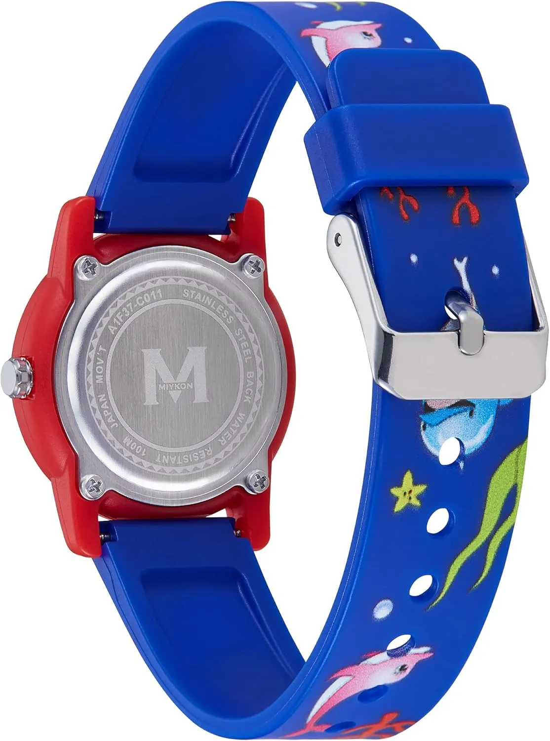 Miykon Kids Watches for Boys and Girls - Educational Time-Telling Gift for Kids Aged 3-15, Toddlers, Preschoolers, and School-Aged Children - Easy to Read Analog Watch, Soft Resin Band, Japanese Quartz, 100M Water Resistant