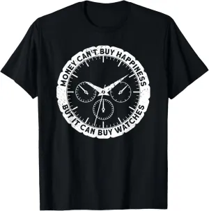 Money can't buy happiness Watch Collecting T-Shirt