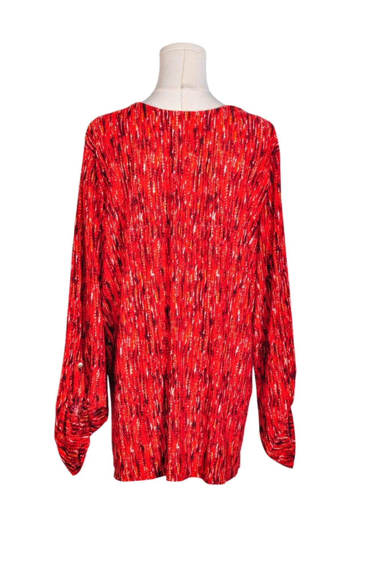 NOTATIONS Women Tunics Regular fit in Red - 3X