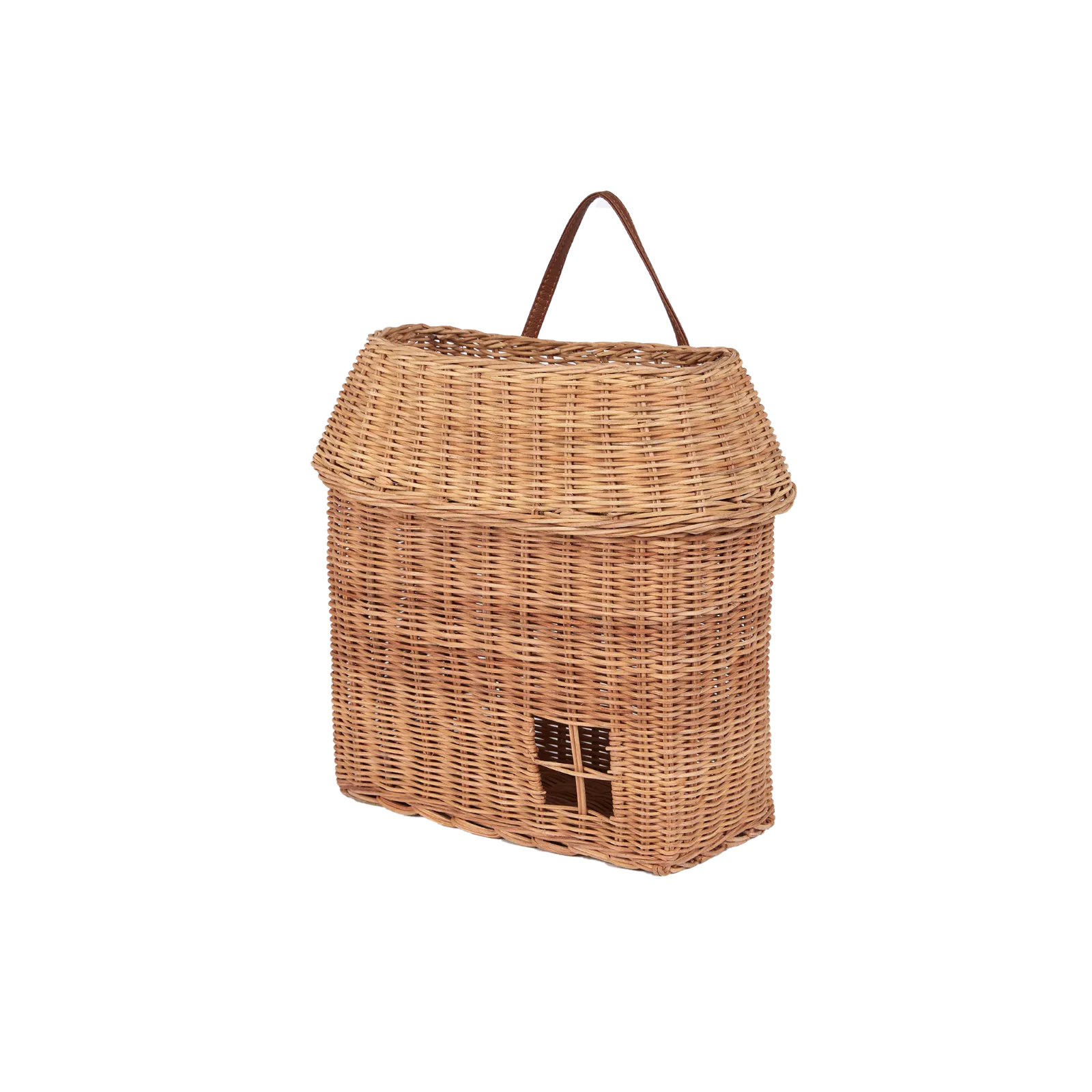 Olli Ella Rattan Hutch Basket - Hanging