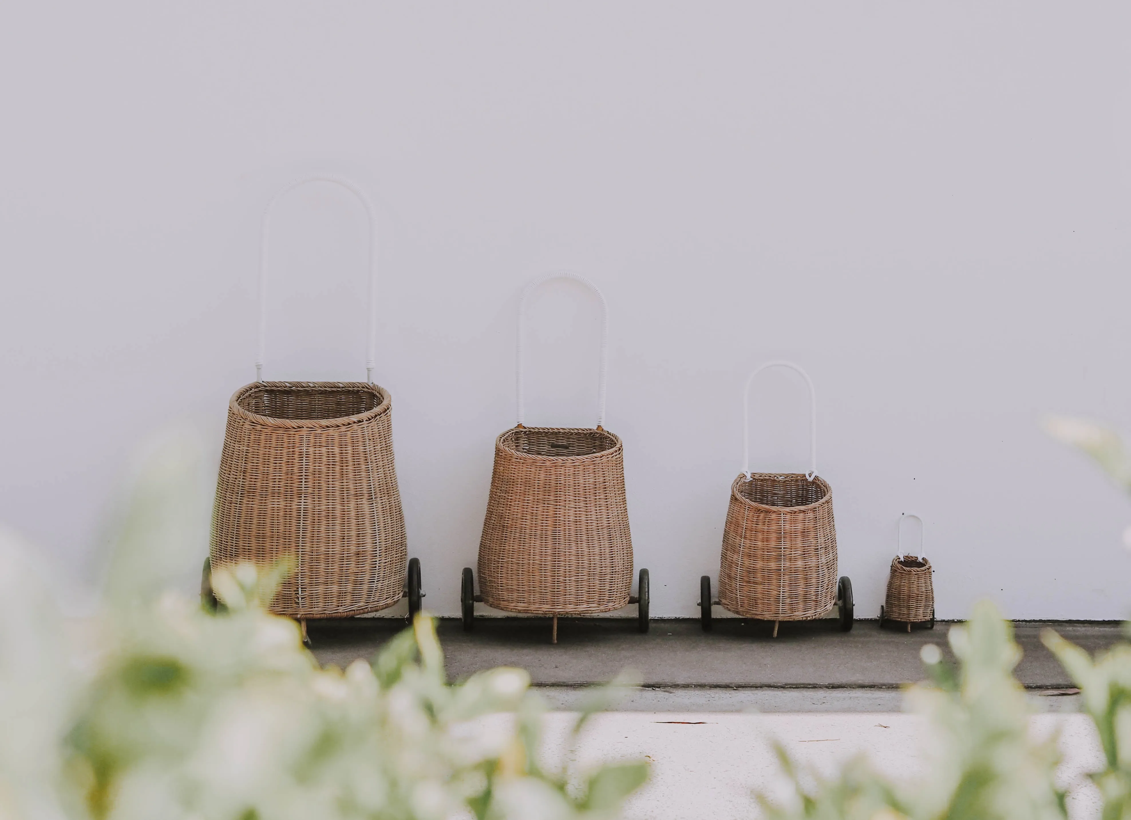 Olli Ella Rattan Luggy Basket Medium - Natural