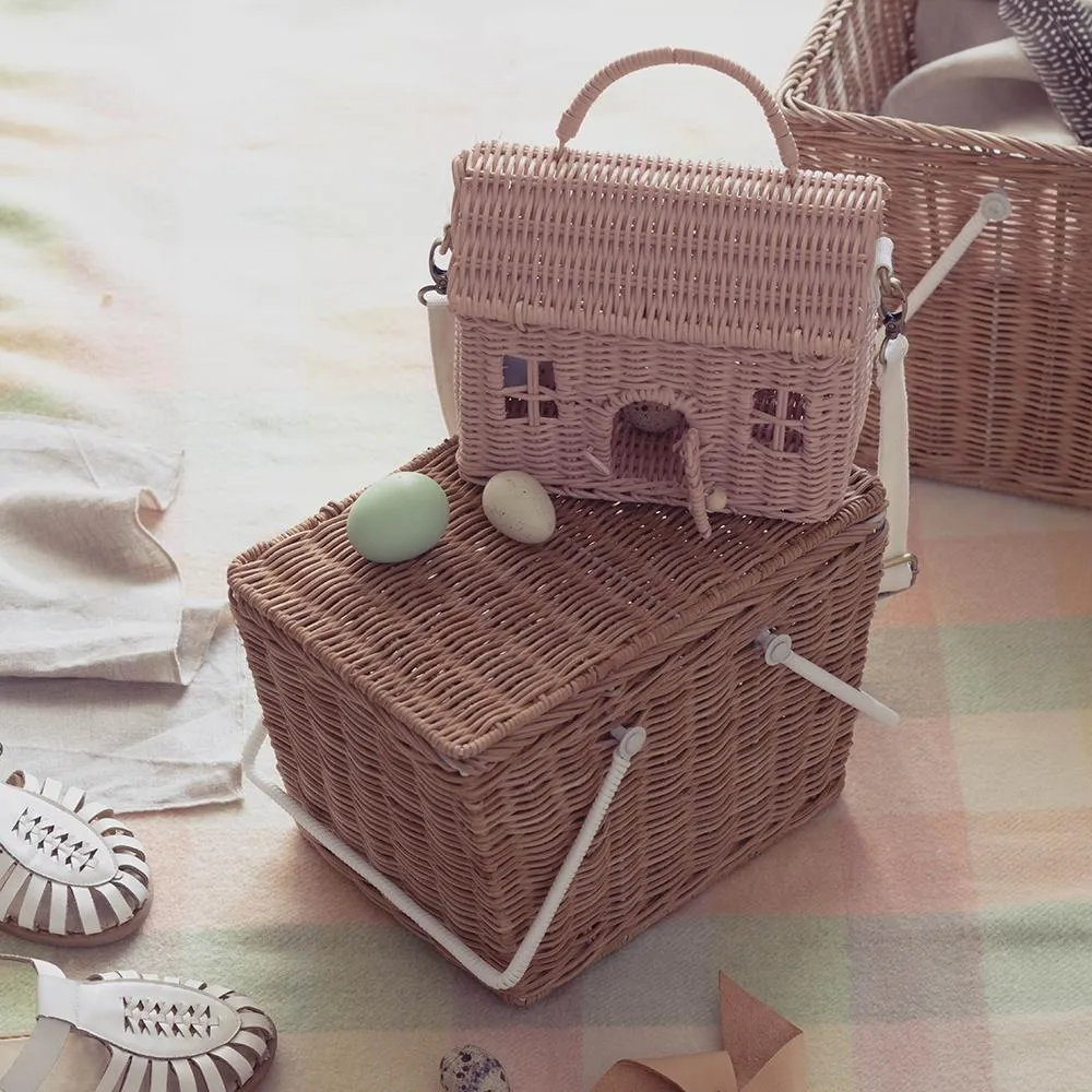 Olli Ella Rattan Piki Basket Medium - Natural