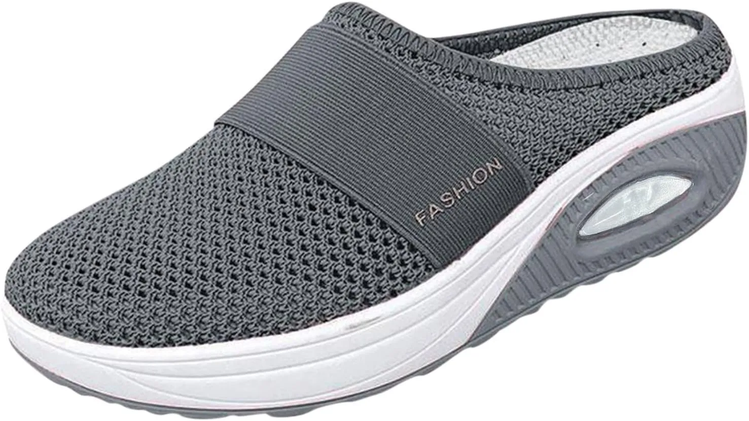 Orthopedic Sandals for Women Arch Support Breathable Sandals Slip on Air-Cushion Walking Shoes Wedge Sandal