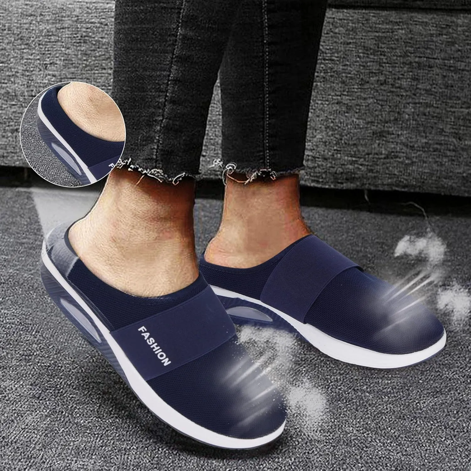 Orthopedic Sandals for Women Arch Support Diabetic Sandals Summer Beach Slippers Slip-On Outdoor Walking Shoes