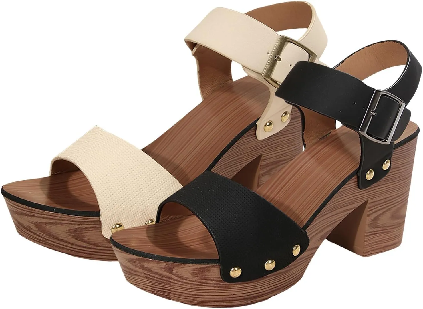 Orthopedic Wedge Sandals For Women High Heel Ankle Strap Comfortable Dress Sandal Dressy Party Fashion Shoes with Arch Support