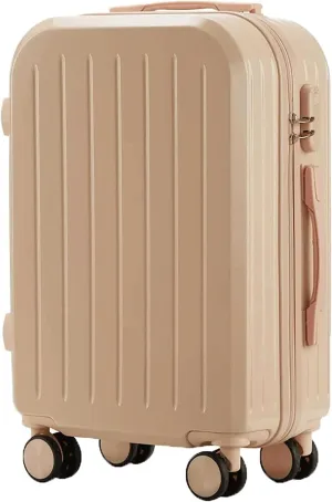 POCHY practical Luggage Suitcases With Wheels Portable Luggage Large Capacity Storage Hard Shell Suitcases Security Combination Lock Carry On Luggage easy to move
