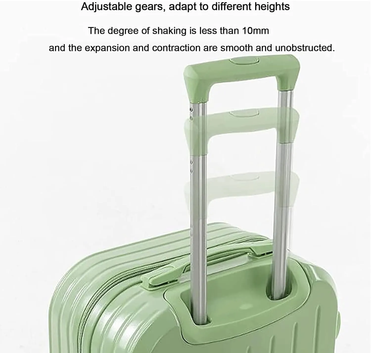 POCHY practical Luggage Suitcases With Wheels Portable Luggage Large Capacity Storage Hard Shell Suitcases Security Combination Lock Carry On Luggage easy to move