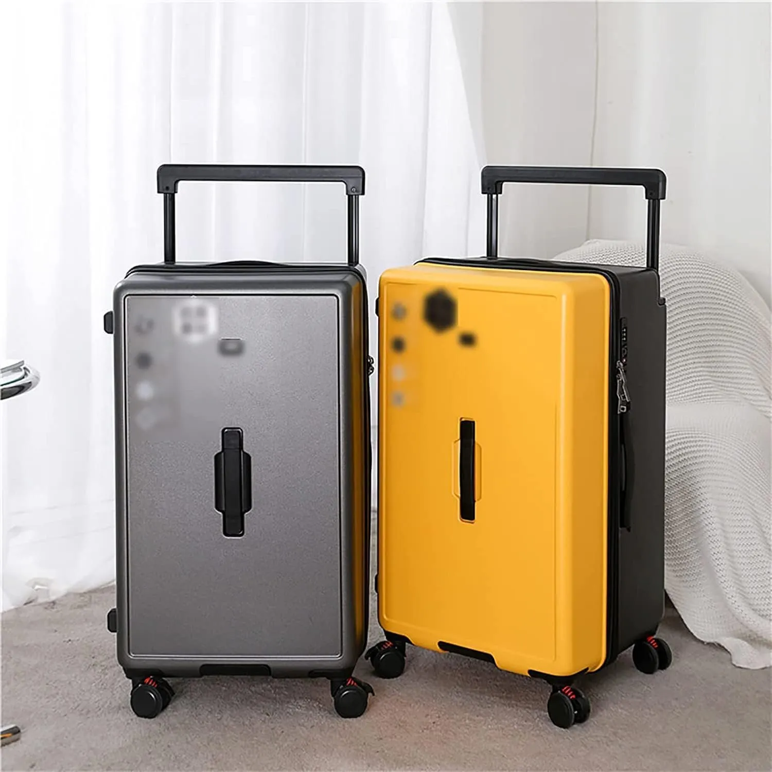 practical Luggage Suitcases With Wheels Large-capacity Luggage Hard Shell Combination Lock Carry On Luggage Fashion Safe Drop-proof Suitcase easy to move