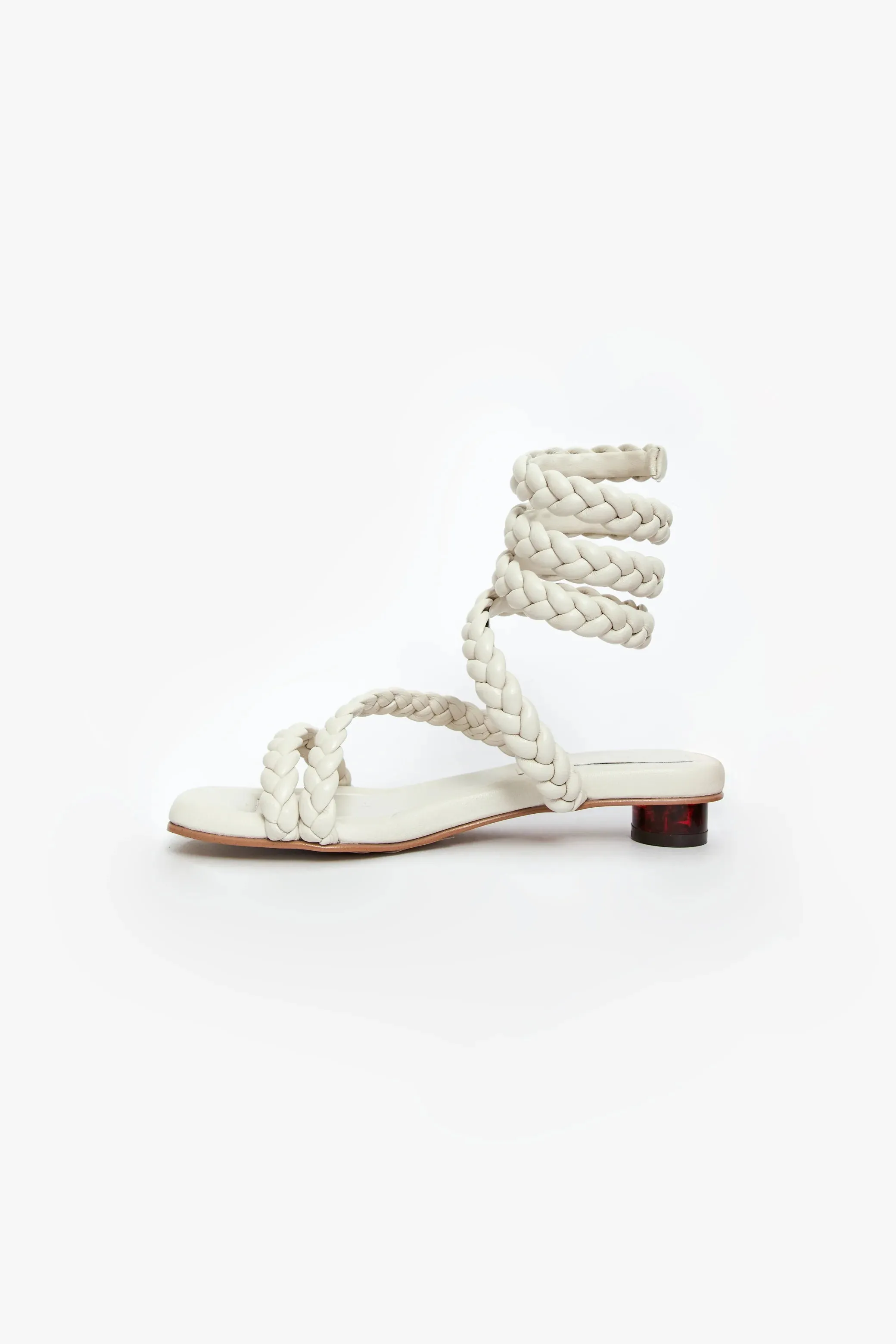 Roma Sandal in Off White
