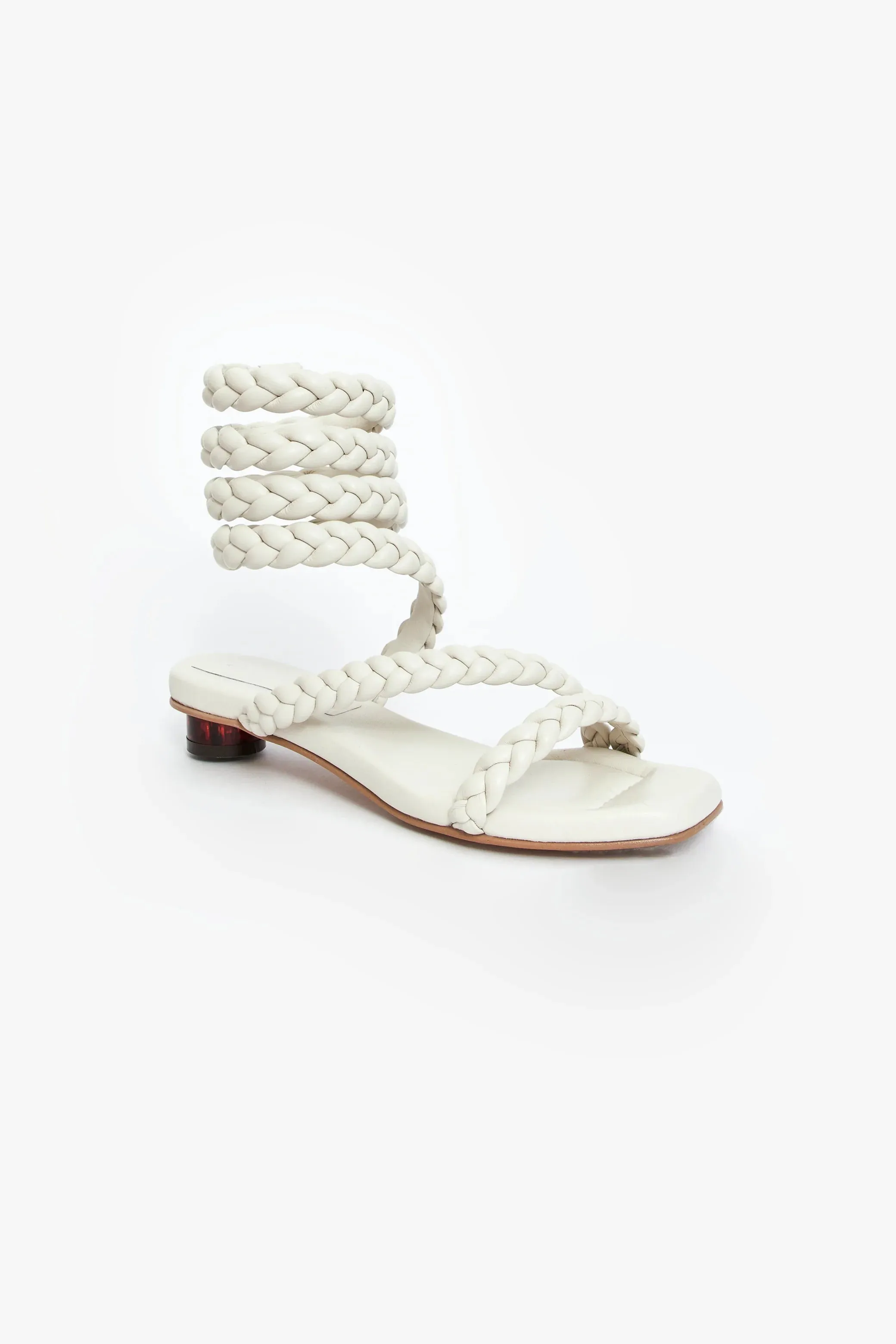 Roma Sandal in Off White