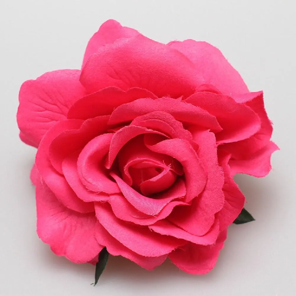Rose Flower Hair Clip Flamenco Dancer Pin up Flower Brooch BC10