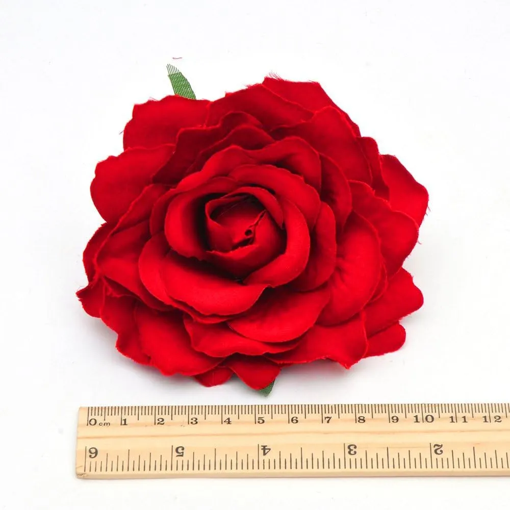 Rose Flower Hair Clip Flamenco Dancer Pin up Flower Brooch BC10