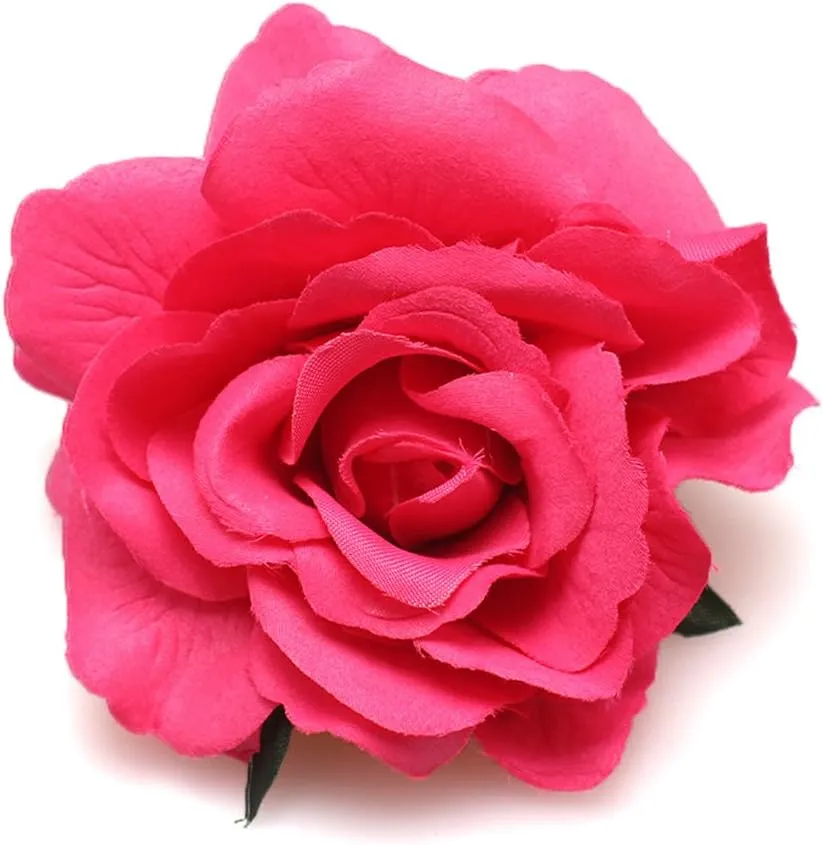 Rose Flower Hair Clip Flamenco Dancer Pin up Flower Brooch BC10
