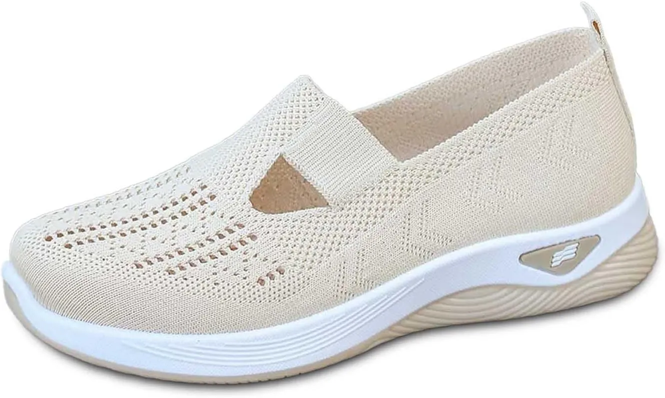 Sandals for Women Orthopedic Breathable Sandals Slip on Arch Support Sandal Memory Foam Sandal Walking Shoes