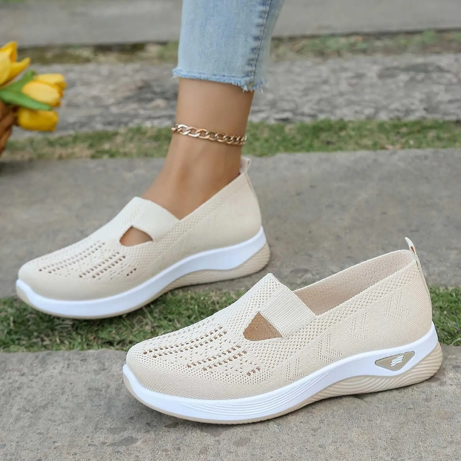 Sandals Women Arch Support Sandals Orthopedic Breathable Sandal Soft Memory Foam Sandal Walking Shoes