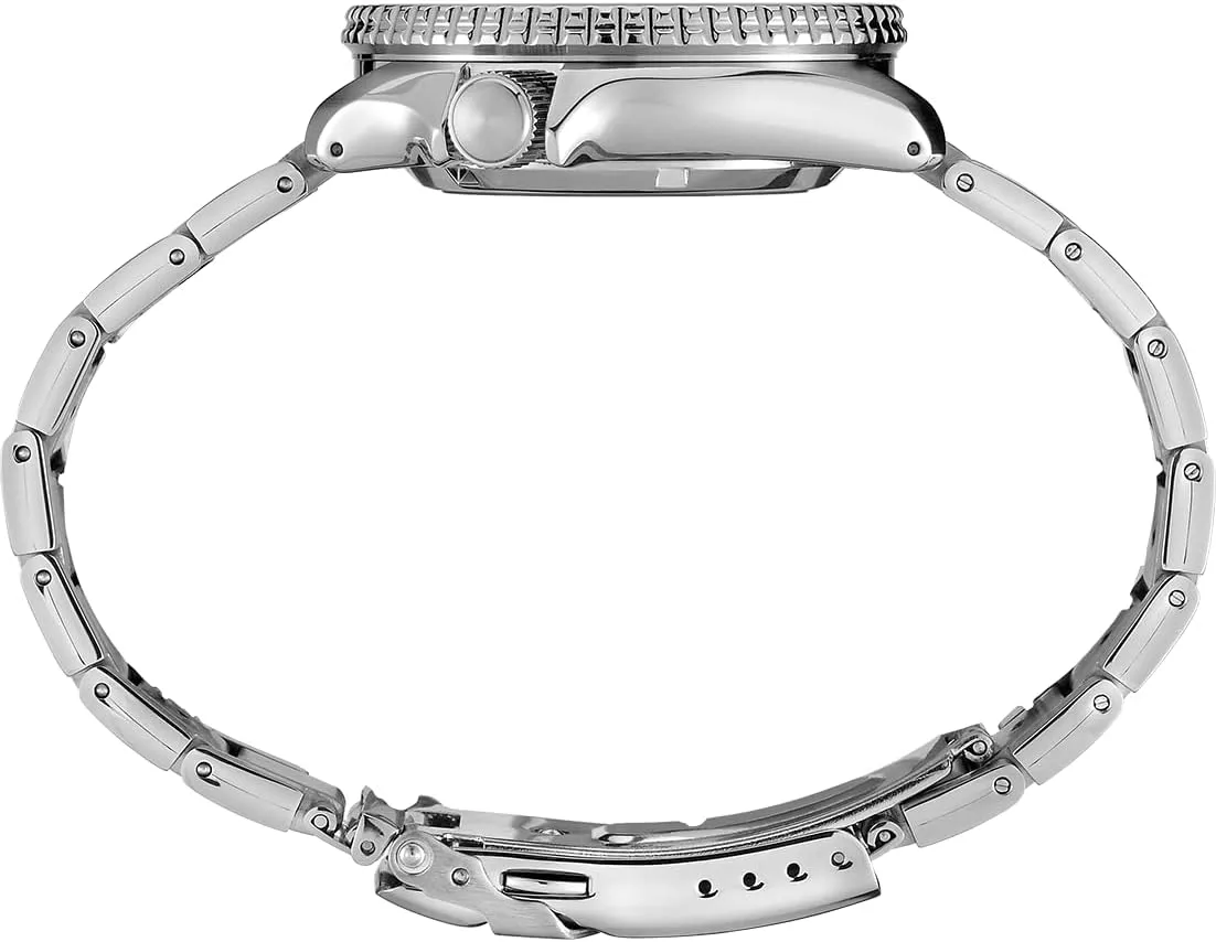 Seiko Automatic Watch for Men - 5 Sports - Day/Date Calendar, LumiBrite Hands and Markers, and Rotating Bezel, 100m Water-Resistant
