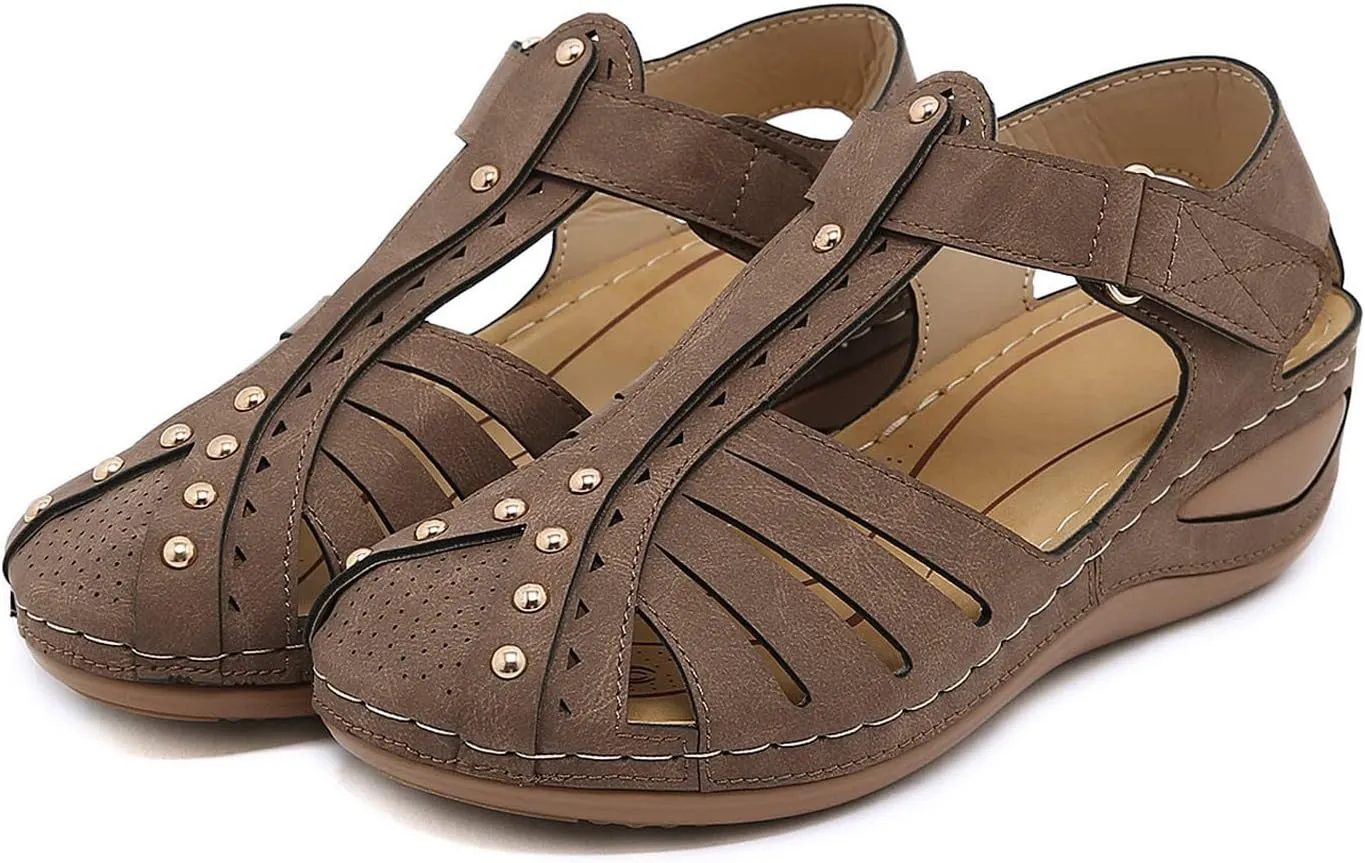 Shoes for Bunions and Wide Feet Sandalias Para Mujer Elegantes Blancas Sandals for Women Dressy Orthopaedic Shoes for Women Arch Support Flip Flops Women 1 Inch Heel Sandals for Women
