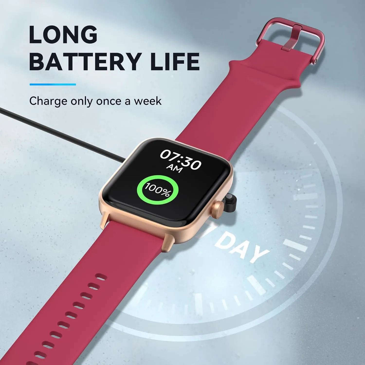 Smart Watch for Women,1.8"Fitness Watch(Answer/Make Call),Alexa Built-in, [24H Heart Rate Sleep Blood Oxygen Monitor],5ATM Waterproof,100 Sports Modes Step Calorie Women Watches for iOS&Android Phones