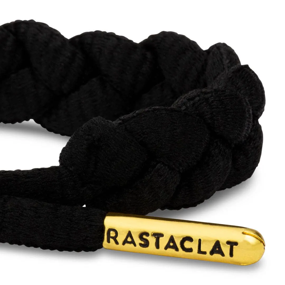 Solid Braided Bracelet: Onyx II / Medium/Large Black