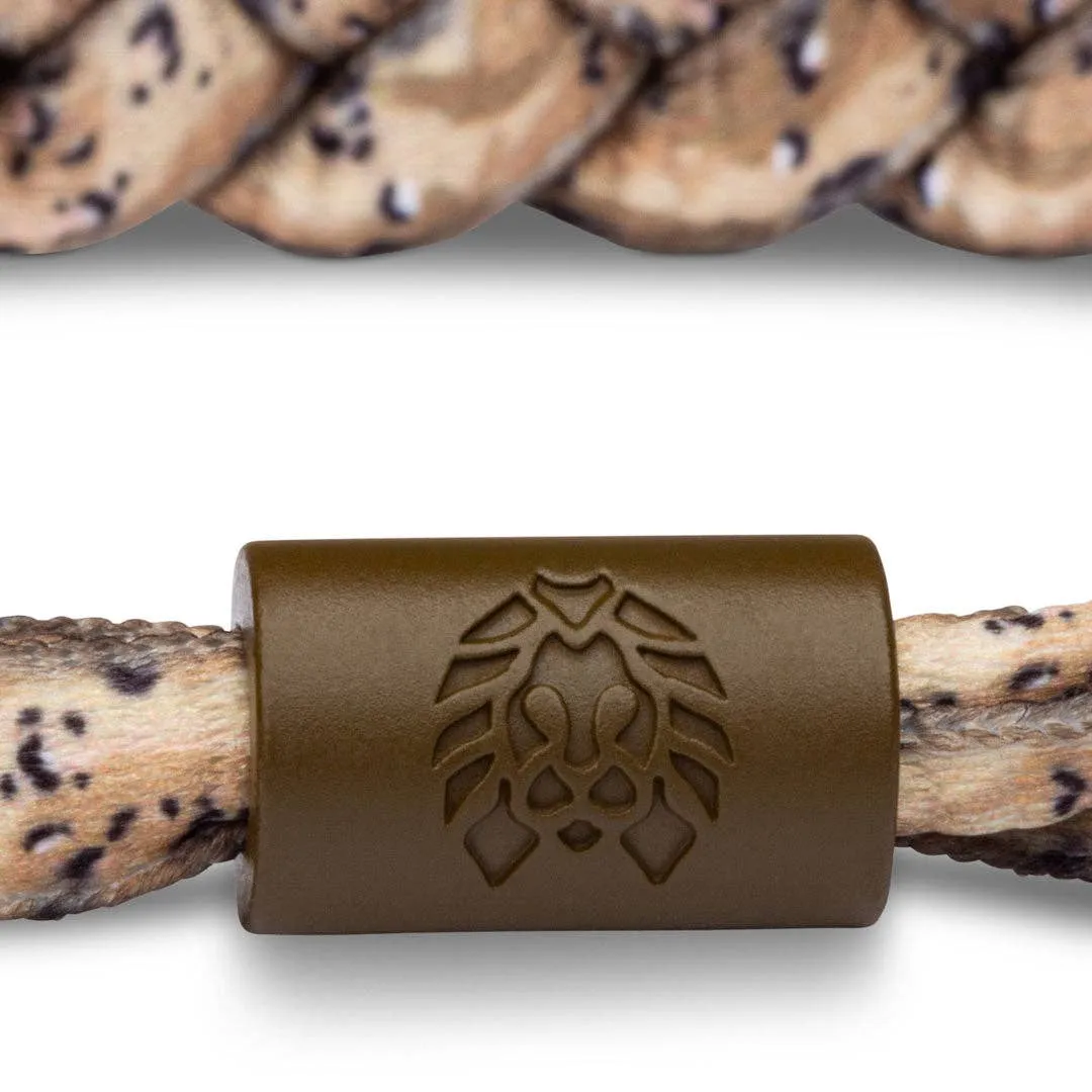 Solid Printed Bracelet: Desert Camo II / Medium/Large