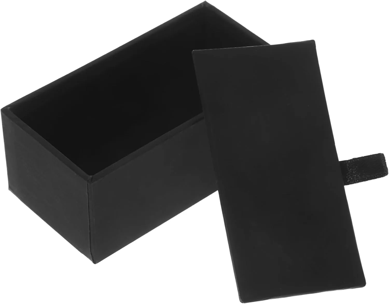 STOBAZA 4pcs Box Leather Jewelry Box Travel Cufflinks Display Case Portable Organizer Cufflinks Storage