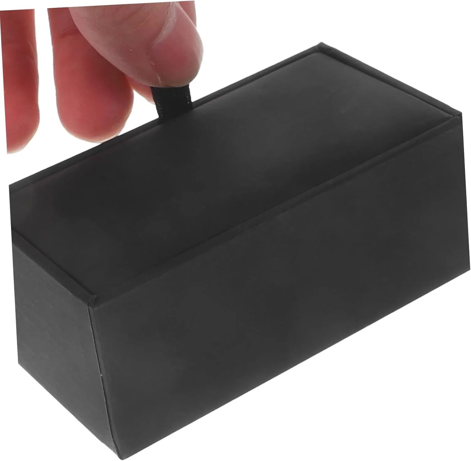 STOBAZA 4pcs Box Leather Jewelry Box Travel Cufflinks Display Case Portable Organizer Cufflinks Storage