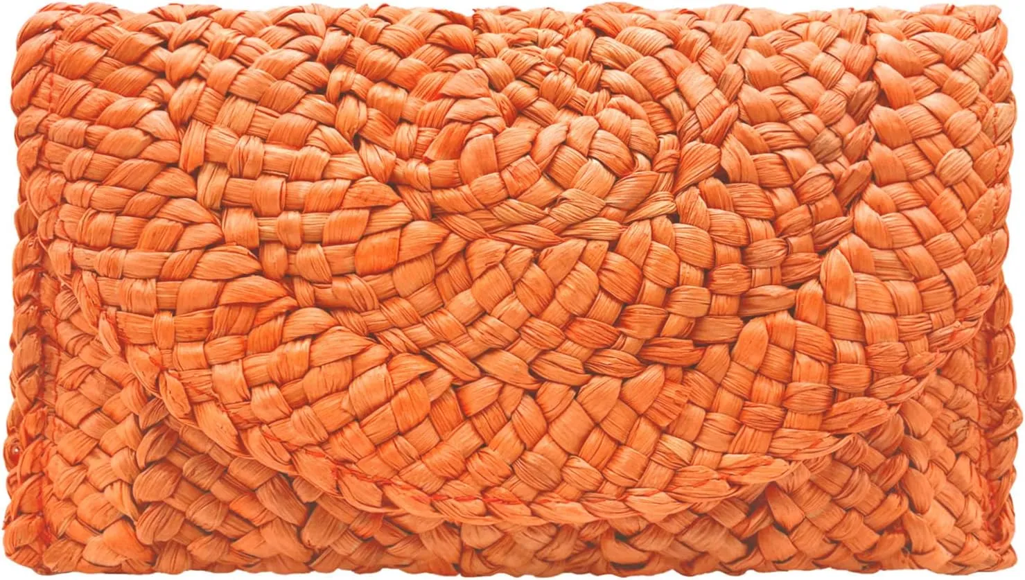 Straw Clutch Purses for Women Woven Straw Beach Handbag Envelope Rattan Clutch for Summer
